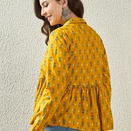 Anouk Rustic Women Ethnic Motifs Printed Peplum Tops image 3