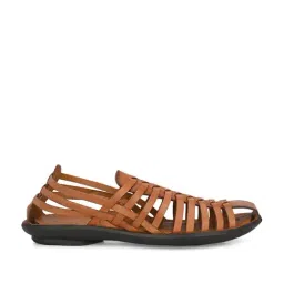 Hitz Men's Tan Fisherman Sandals-picture-27
