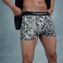 The Roadster Lifestyle Co Pack Of 3 Printed Breathable Trunks image 5