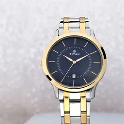Titan Men Blue Analogue Watch NM1825KM01-picture-13