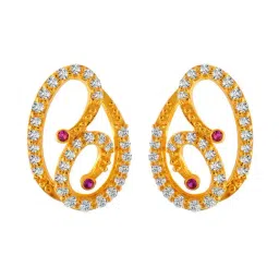 P.C. Chandra Jewellers 22 kt Gold Earrings-picture-37