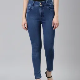 showoffff SHOWOFF Blue Denim Slim Fit Mid Rise Jeans-picture-15