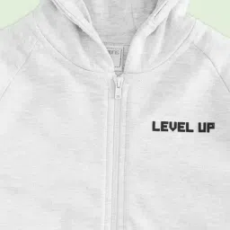 Pantaloons Junior Grey Cotton Regular Fit Full Sleeves Sweatshirt image 3