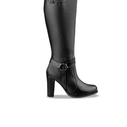 Bxxy Women PU Work High-Top Block Pumps image 5