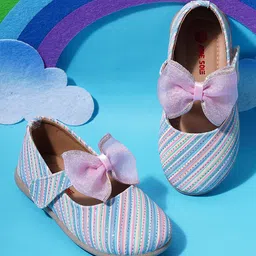 Mine Sole Bow Detailed Ballerinas -  Multi Colour-picture-11