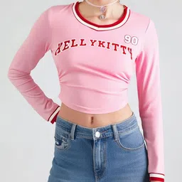 StyleCast Women Typography Printed T-shirt image 3