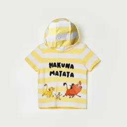 Juniors by Lifestyle Yellow Printed T-Shirt-image-50
