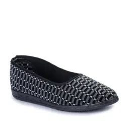 Gliders by Liberty Women's Black Flat Ballets-picture-15