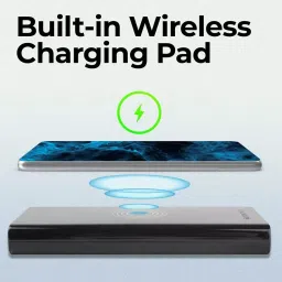 Zebronics Power Bank 10000 mAh Li-Polymer 22.5 W Black, ZEB-MW55 image 2