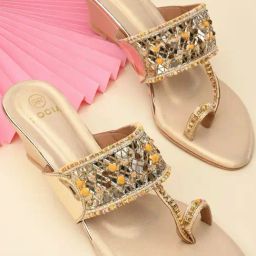Rocia by Regal Women's Gold Toe Ring Wedges-picture-41