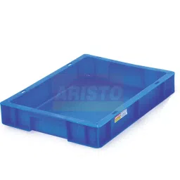 ARISTO 4.50 ltr 400 x 300 x 065 mm Blue Flat Bottom Plastic Crate 43065 FB-picture-32