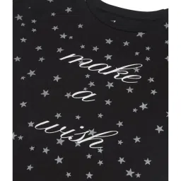 Gini & Jony Kids Black Printed  Top image 3