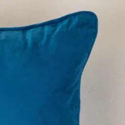 Freedom Tree Solid Indigo Polyester 16 x 16 Inch Cushion Cover image 3