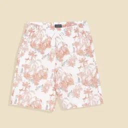 Allen Solly Boys Orange Cotton Printed Shorts-picture-41