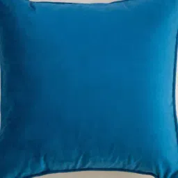 Freedom Tree Solid Indigo Polyester 16 x 16 Inch Cushion Cover image 2