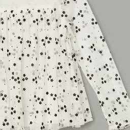 Fame Forever by Lifestyle Girls Off White Regular Fit Top image 3