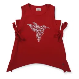 Gini & Jony Kids Red Floral Print Top-picture-24