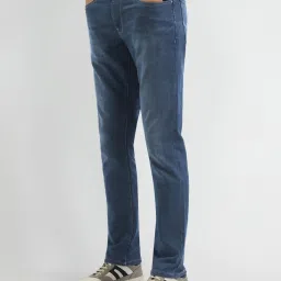 Arrow Sport Blue Cotton Slim Fit Jeans image 3