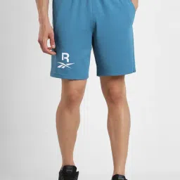 Reebok Blue Regular Fit Sports Shorts-image-30