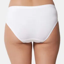 Bleeding Heart Pink & White Plain Panties - Pack Of 2 image 3