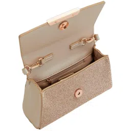 Aldo Pink Textured Small Satchel Handbag image 3