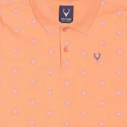 Allen Solly Boys Peach Printed T-shirt image 3