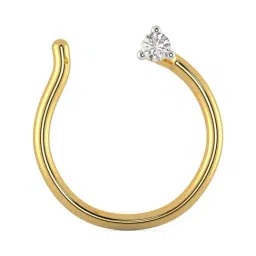 Malabar Gold and Diamonds 18k Yellow Diamond Nosepin-image-78