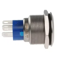 RS PRO Illuminated Push Button Switch Panel Mount 22.2 mm Cutout SPDT Yellow LED 250 V AC, 1759314 image 4