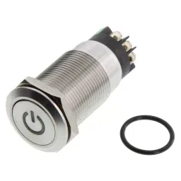 ARCOLECTRIC (BULGIN LIMITED) ANTI VANDAL SW, SPDT, 5A, 24V/125V, GRN, MPI005PTELSGN12-picture-12