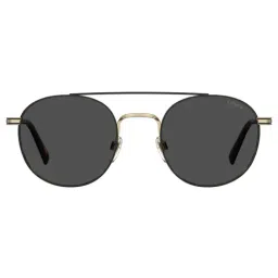 Levi's Gold Rectangular Unisex Sunglasses-image-0