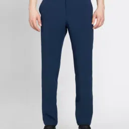 Adidas Blue Regular Fit Sports Trackpants-image-35