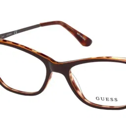 Guess GU2604-F52050FR Brown Full Rim Cat Eye Frame image 4