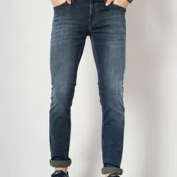 celio celio* Dark Blue Slim Fit Lightly Washed Jeans-picture-25