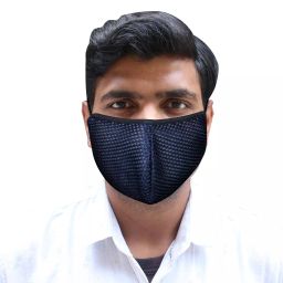 Oriley ORSM05 Air Mesh 3 Layer Face Mask with Adjustable Headband Blue-picture-16