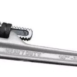 Inder 254 mm(10 Inch) Heavy Duty AMERICAN ALUMINIUM HANDLE PIPE WRENCH P-671B image 1
