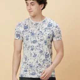 Being Human White Regular Fit Printed T-Shirts-image-44