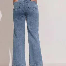 Dolce Crudo Blue Flared Fit Jeans image 2