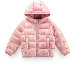 U.S. Polo Assn. Kids Pink Solid Full Sleeves Puffer Jacket-picture-10