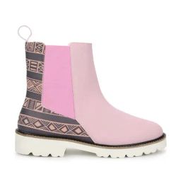 Yoho Women's Baby Pink Chelsea Boots-picture-44