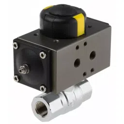 RS PRO Ball type Pneumatic Actuated Valve, BSP 3/8in, 40 bar Model No 7605573 image 2