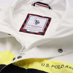 U.S. Polo Assn. Striped Stand Collar Tailored Jacket image 3