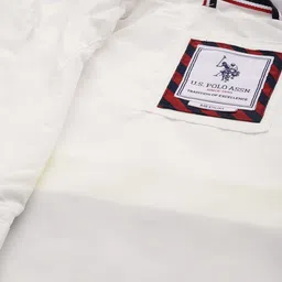 U.S. Polo Assn. Striped Stand Collar Tailored Jacket image 2