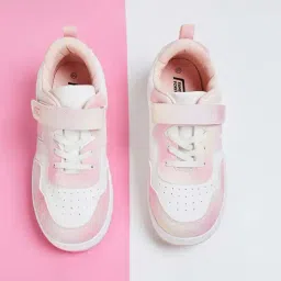 Fame Forever by Lifestyle Kids Pink & White Casual Sneakers-picture-29