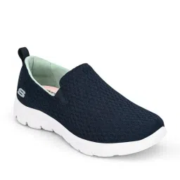 Skechers Women's Summits Navy & Aqua Slip-On Shoes image 2
