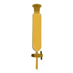 ABGIL Cylindrical Dropping Funnel with with PTFE Stopcock Interchangeable Stopper & Graduation 125 ml Amber Borosilicate Glass, FDC-AC-402-03-picture-10