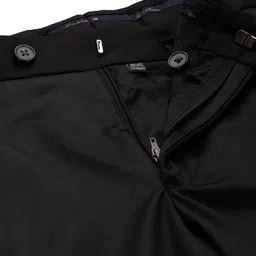 Louis Philippe Men Self Design Slim-Fit Single-Breasted 3-Piece Party Suit image 5