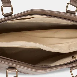 Forever Glam by Pantaloons Textured PU Structured Tote Bag image 4