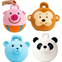 Azhari Fit N Fun Bouncy Hop Ball Soft OutSide & Bounc Inside Play and Grow For Kids Pack of 1 Color May Vary-picture-13