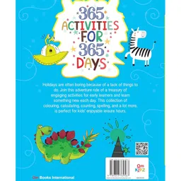 om books international 365 Activities for 365 DaysAn Exciting Collection of Fun Activities for Early Learners | Colour | Count | Spell and Explore! Activity | Creativity | Word Puzzles image 2