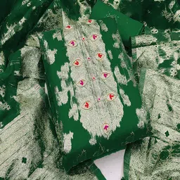 Lilots Organza Unstitched Dress Material-picture-33